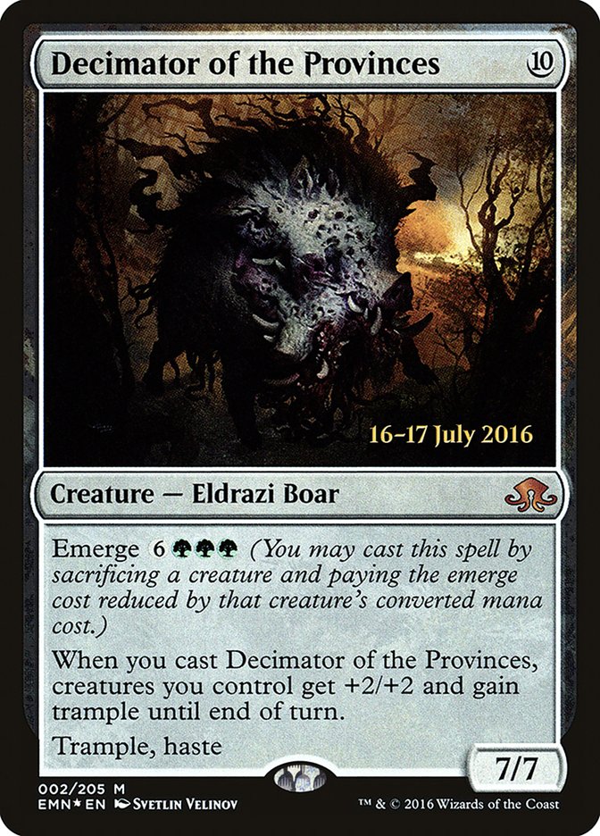 Decimator of the Provinces [Eldritch Moon Prerelease Promos] | Rock City Comics