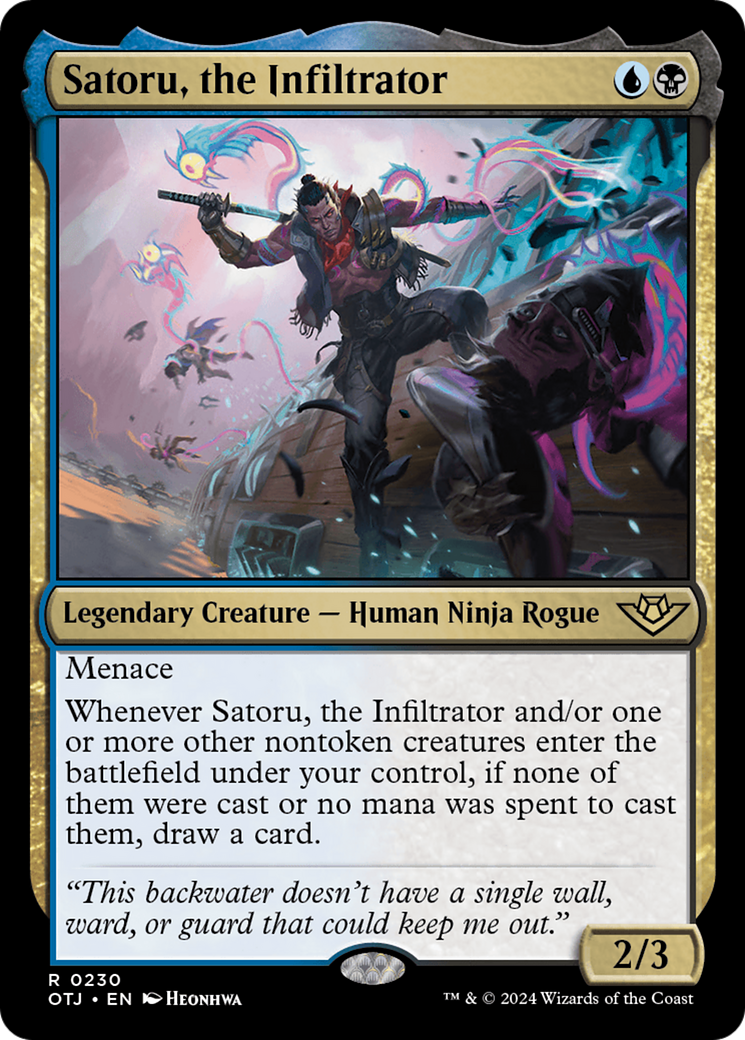 Satoru, the Infiltrator [Outlaws of Thunder Junction] | Rock City Comics