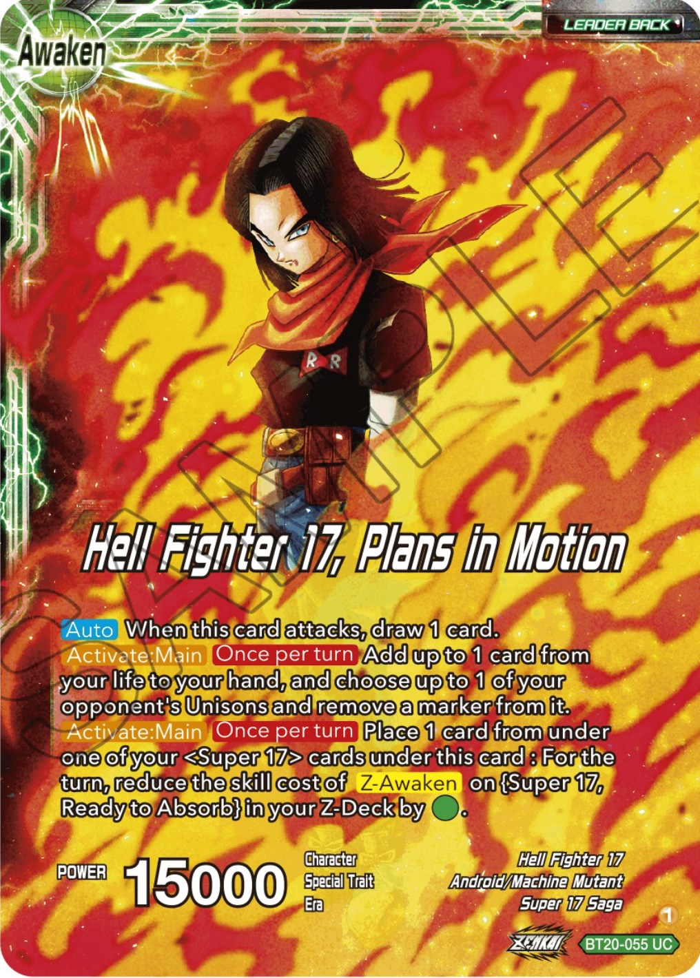 Android 20 & Dr. Myuu // Hell Fighter 17, Plans in Motion (BT20-055) [Power Absorbed] | Rock City Comics