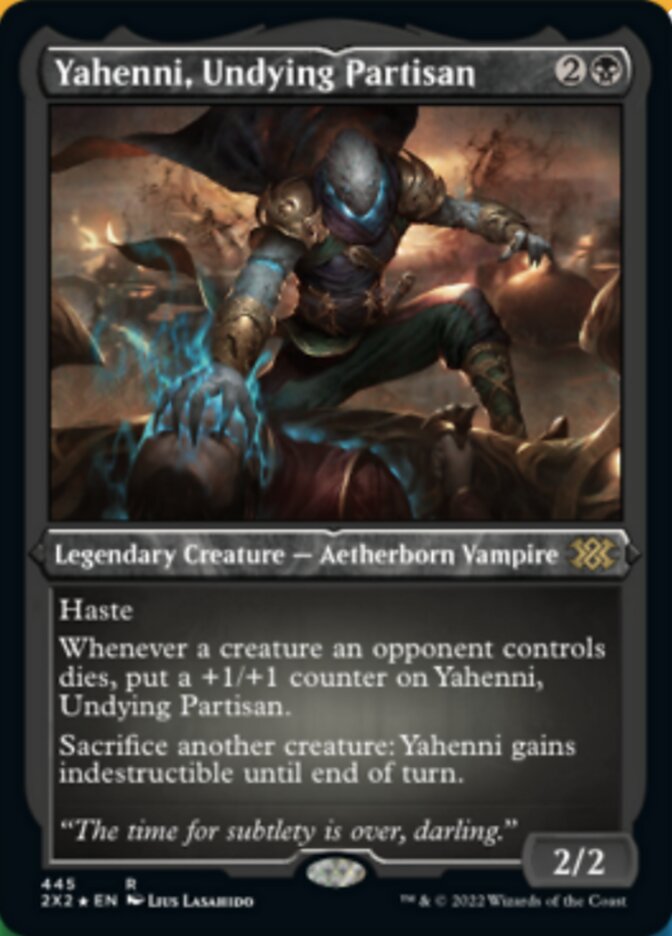 Yahenni, Undying Partisan (Foil Etched) [Double Masters 2022] | Rock City Comics