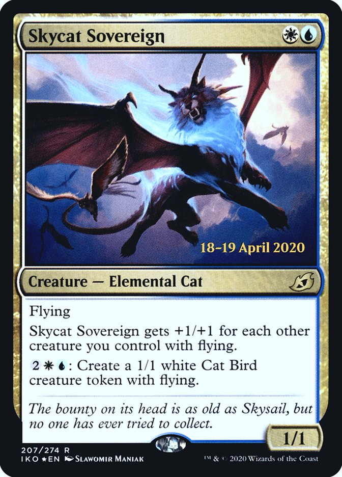 Skycat Sovereign [Ikoria: Lair of Behemoths Prerelease Promos] | Rock City Comics