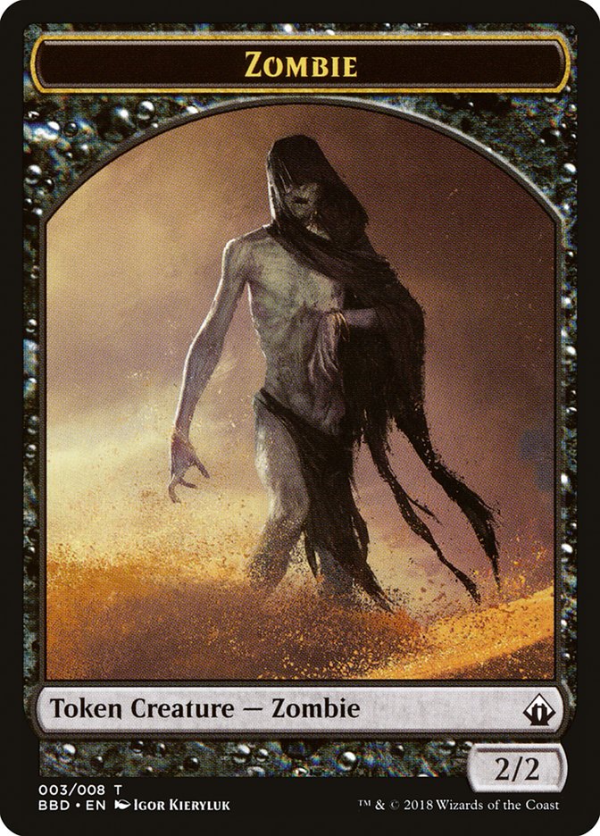 Zombie Token [Battlebond Tokens] | Rock City Comics