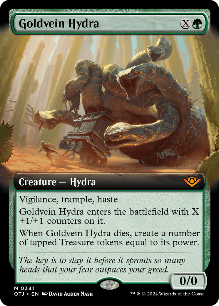 Goldvein Hydra (Extended Art) [Outlaws of Thunder Junction] | Rock City Comics