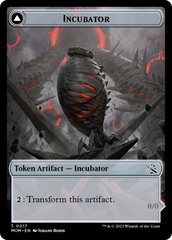 Incubator // Phyrexian (17) Double-Sided Token [March of the Machine Tokens] | Rock City Comics