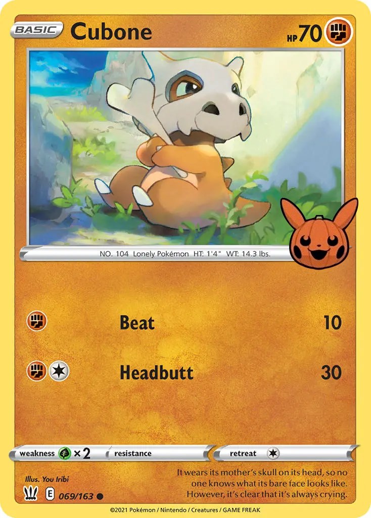 Cubone (069/163) [Trick or Trade] | Rock City Comics