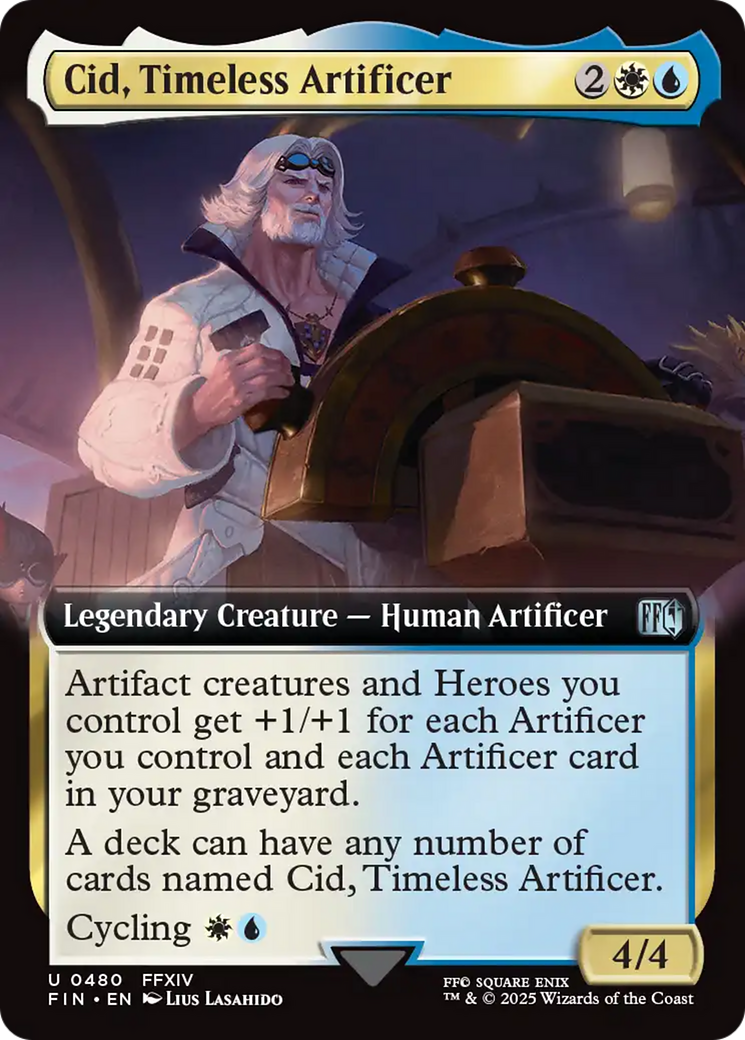 Cid, Timeless Artificer (Extended Art) [FINAL FANTASY] | Rock City Comics