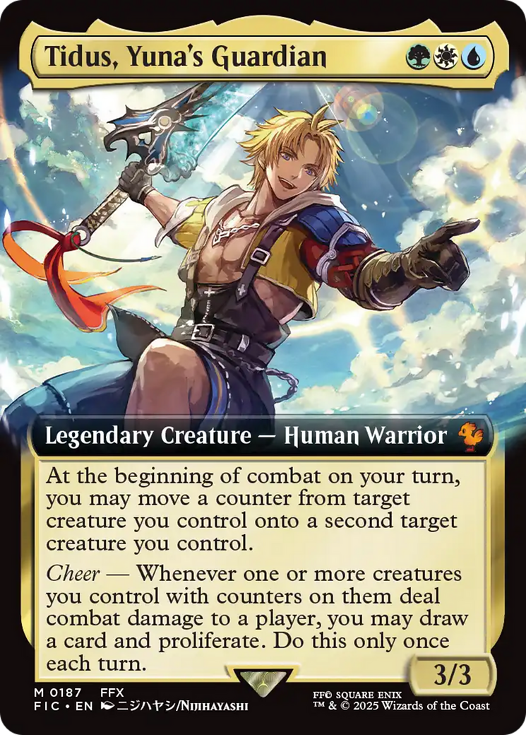 Tidus, Yuna's Guardian (Extended Art) [FINAL FANTASY Commander] | Rock City Comics