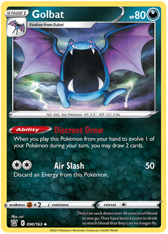 Golbat (090/163) [Sword & Shield: Battle Styles] | Rock City Comics