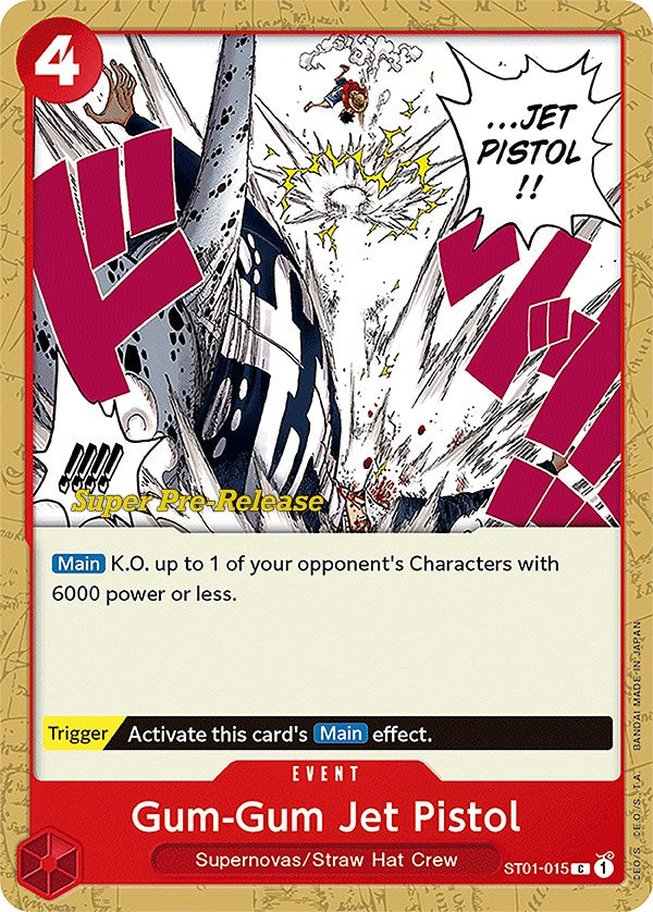 Gum-Gum Jet Pistol [Super Pre-Release Starter Deck: Straw Hat Crew] | Rock City Comics