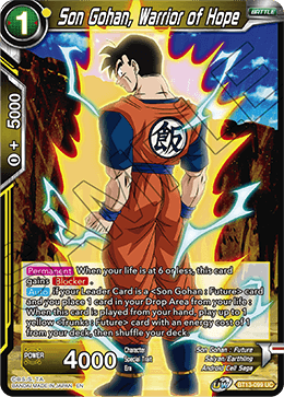Son Gohan, Warrior of Hope (Uncommon) (BT13-099) [Supreme Rivalry] | Rock City Comics