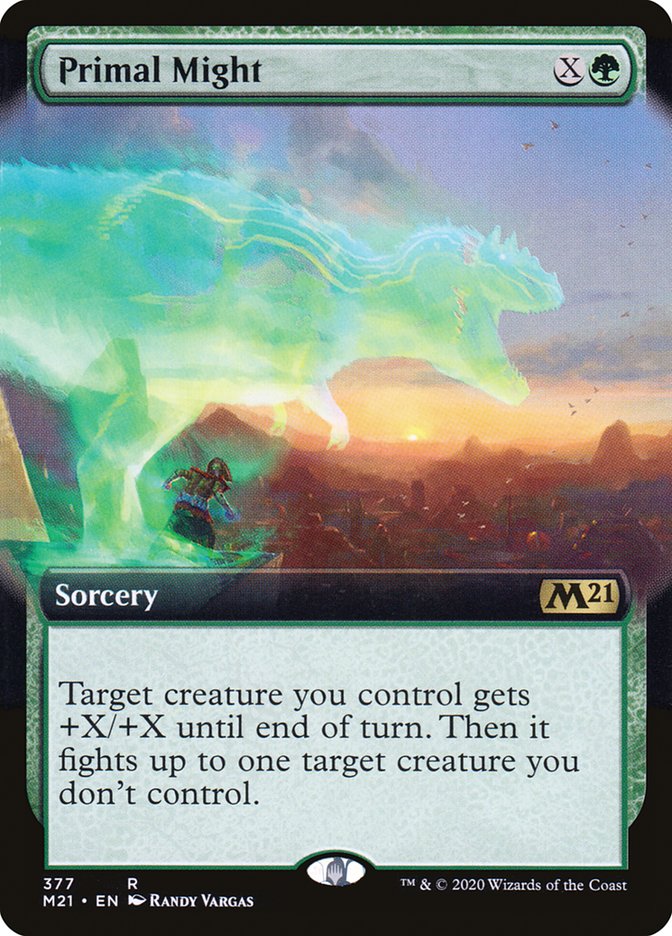 Primal Might (Extended Art) [Core Set 2021] | Rock City Comics