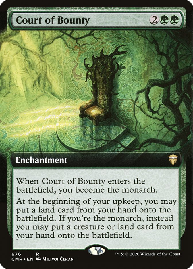 Court of Bounty (Extended Art) [Commander Legends] | Rock City Comics