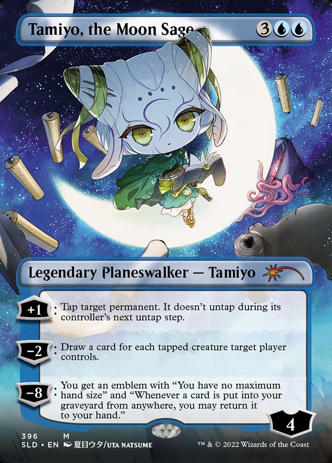 Tamiyo, the Moon Sage (Borderless) [Secret Lair Drop Series] | Rock City Comics