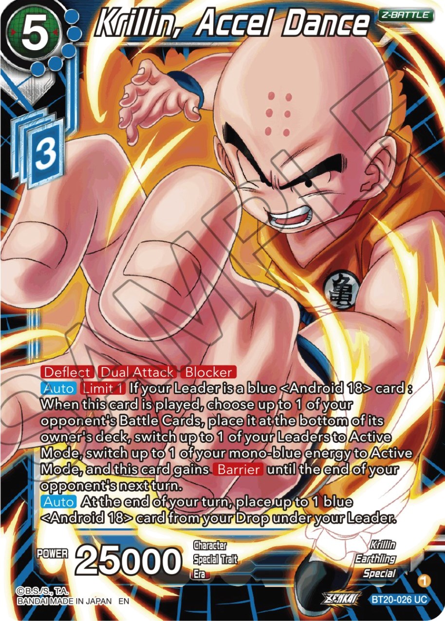 Krillin, Accel Dance (BT20-026) [Power Absorbed] | Rock City Comics