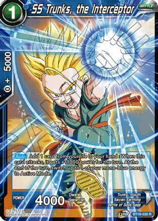 SS Trunks, the Interceptor (BT16-032) [Realm of the Gods] | Rock City Comics