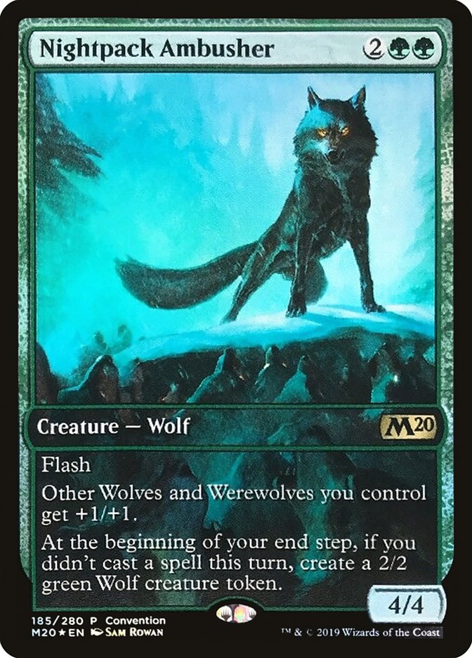 Nightpack Ambusher (Convention) (Full Art) [Core Set 2020 Promos] | Rock City Comics