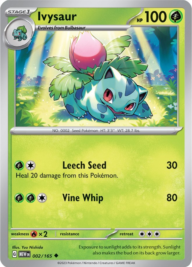 Ivysaur (002/165) [Scarlet & Violet 151] | Rock City Comics