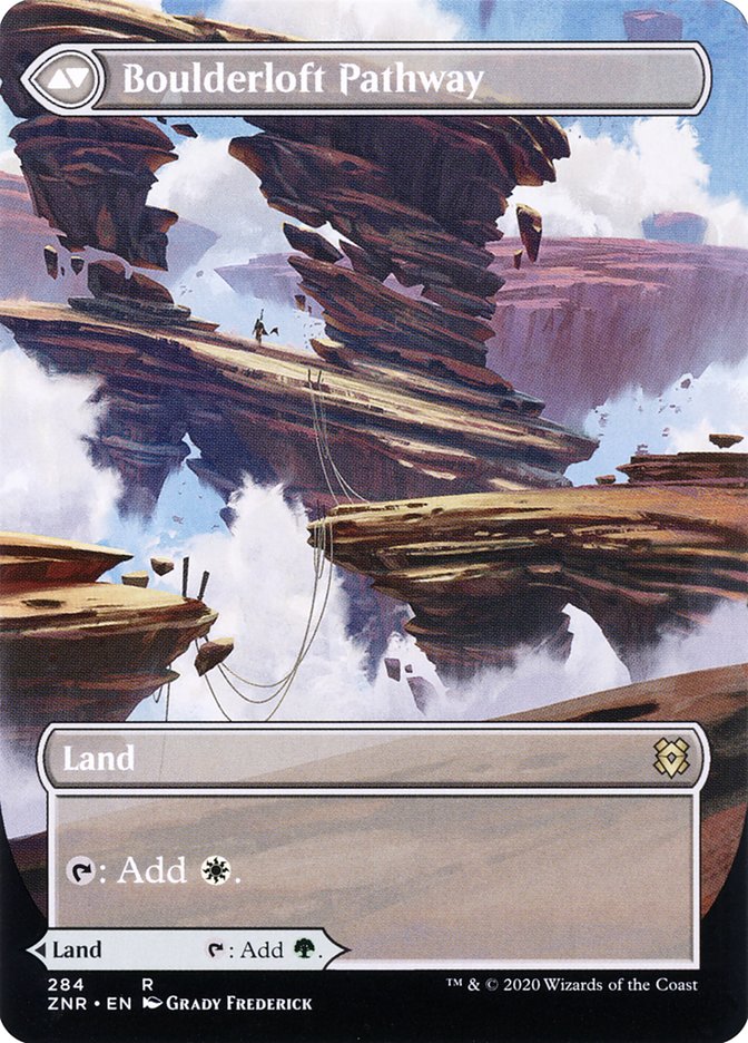 Branchloft Pathway // Boulderloft Pathway (Borderless Alternate Art) [Zendikar Rising] | Rock City Comics