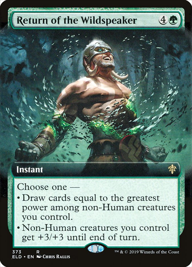 Return of the Wildspeaker (Extended Art) [Throne of Eldraine] | Rock City Comics