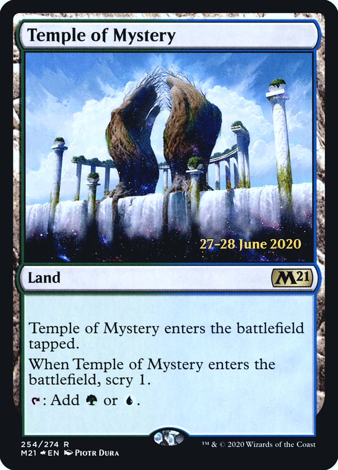 Temple of Mystery [Core Set 2021 Prerelease Promos] | Rock City Comics