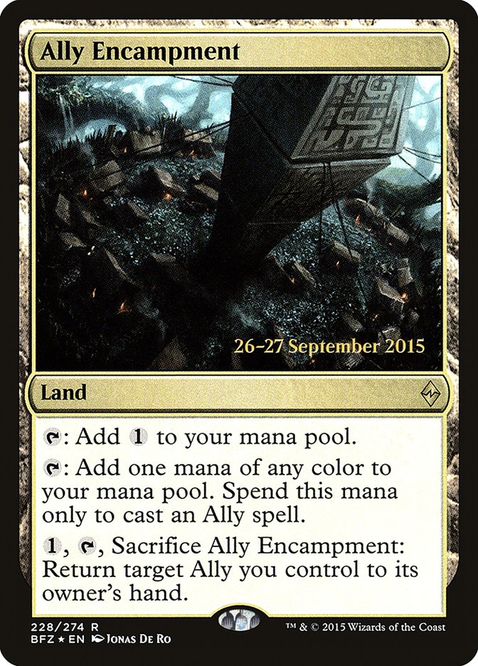 Ally Encampment [Battle for Zendikar Prerelease Promos] | Rock City Comics