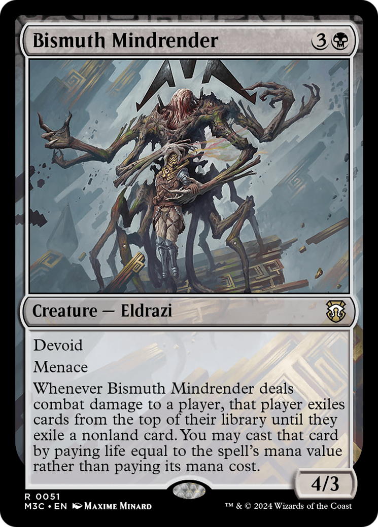 Bismuth Mindrender (Ripple Foil) [Modern Horizons 3 Commander] | Rock City Comics