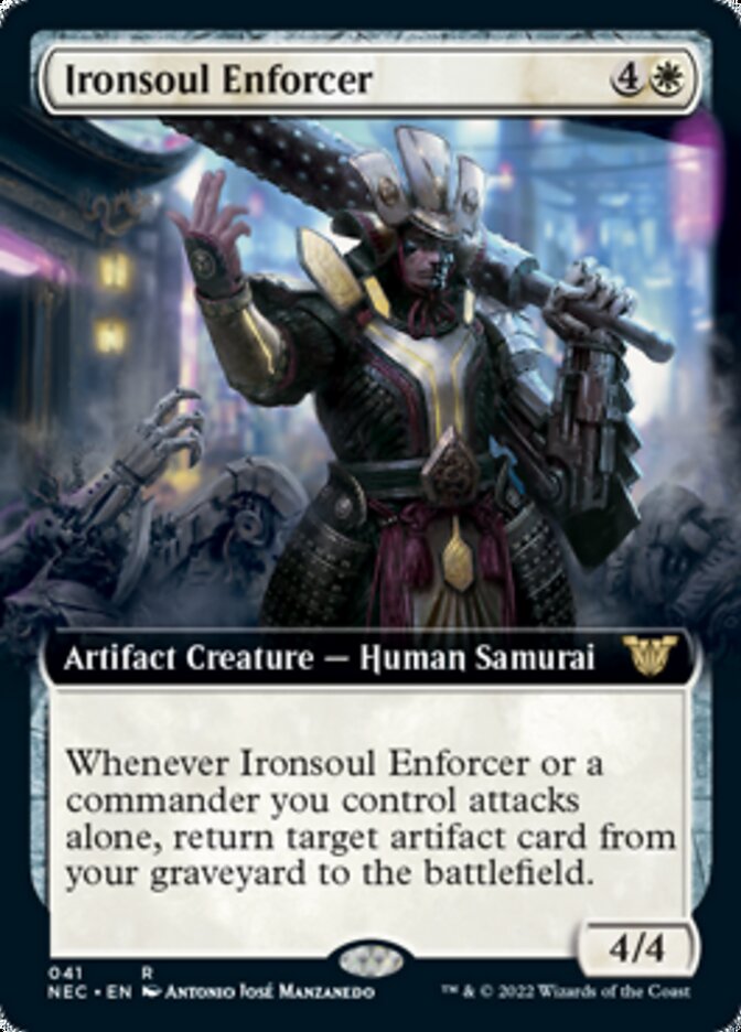 Ironsoul Enforcer (Extended Art) [Kamigawa: Neon Dynasty Commander] | Rock City Comics