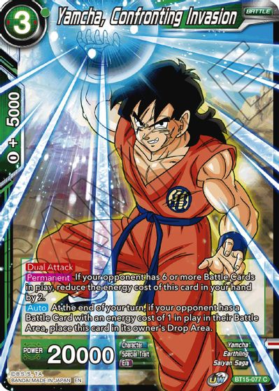 Yamcha, Confronting Invasion (BT15-077) [Saiyan Showdown] | Rock City Comics