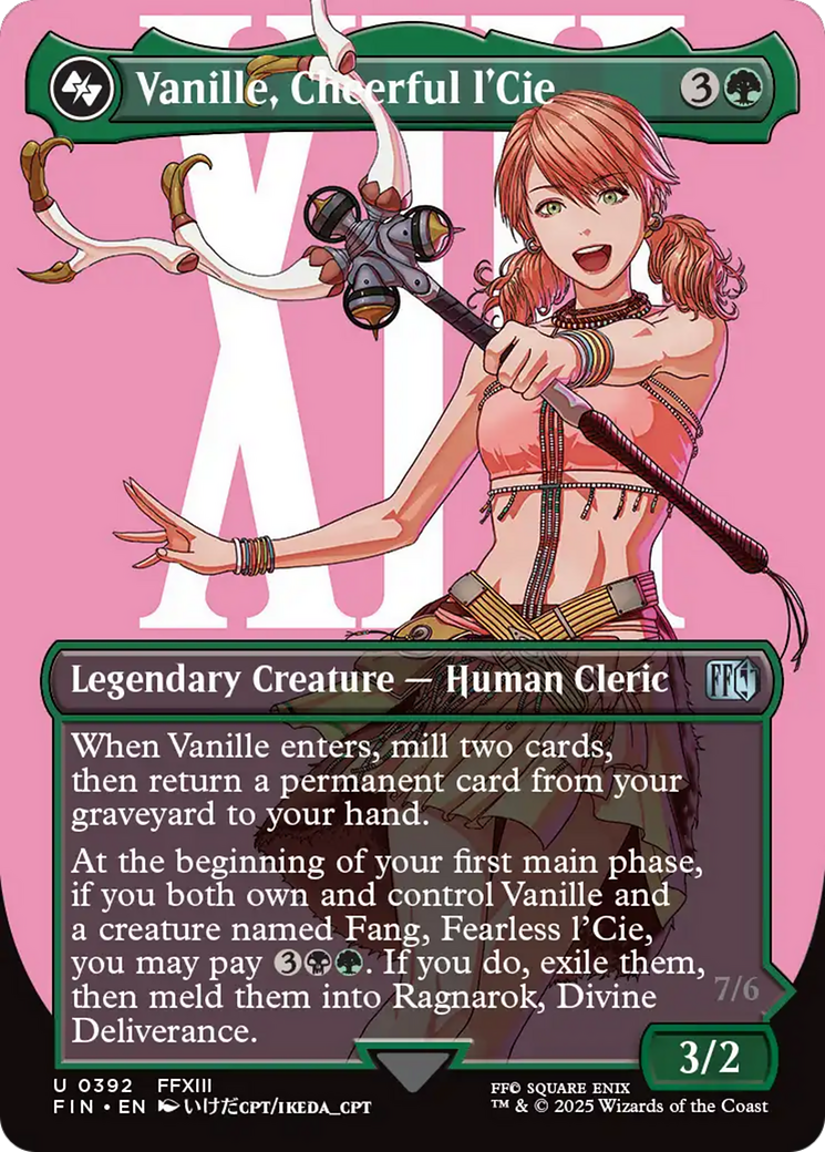 Vanille, Cheerful l'Cie // Ragnarok, Divine Deliverance (Borderless) [FINAL FANTASY] | Rock City Comics