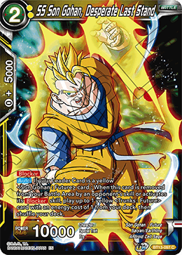 SS Son Gohan, Desperate Last Stand (Common) (BT13-097) [Supreme Rivalry] | Rock City Comics