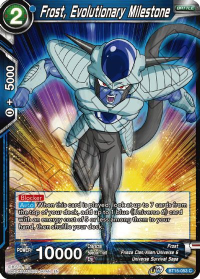 Frost, Evolutionary Milestone (BT15-053) [Saiyan Showdown] | Rock City Comics
