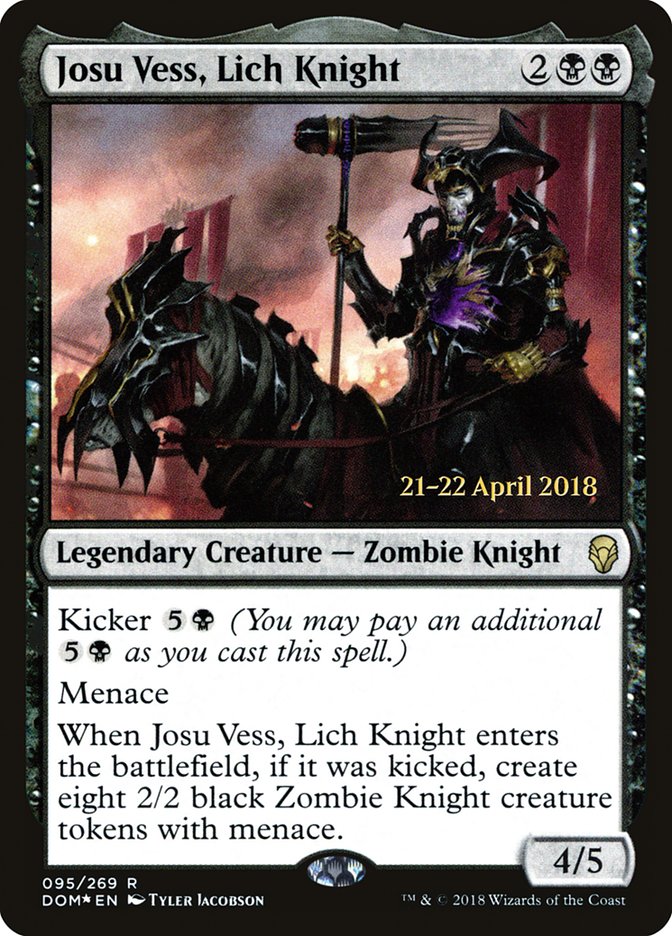 Josu Vess, Lich Knight [Dominaria Prerelease Promos] | Rock City Comics