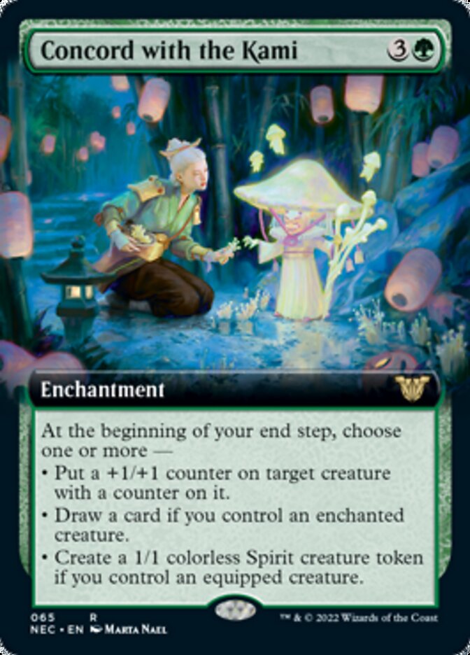 Concord with the Kami (Extended Art) [Kamigawa: Neon Dynasty Commander] | Rock City Comics