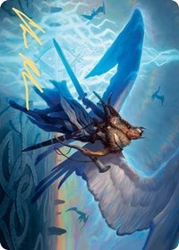 Righteous Valkyrie Art Card (Gold-Stamped Signature) [Kaldheim Art Series] | Rock City Comics