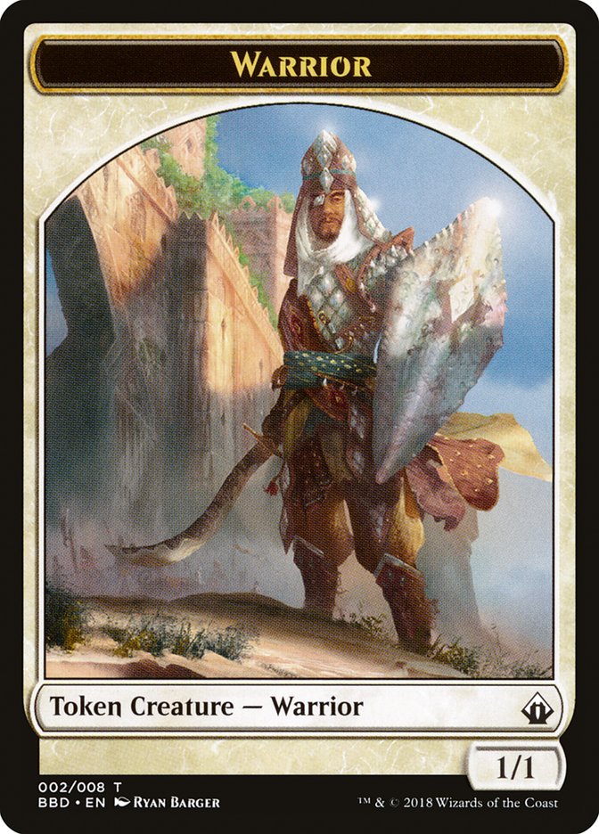 Warrior Token [Battlebond Tokens] | Rock City Comics