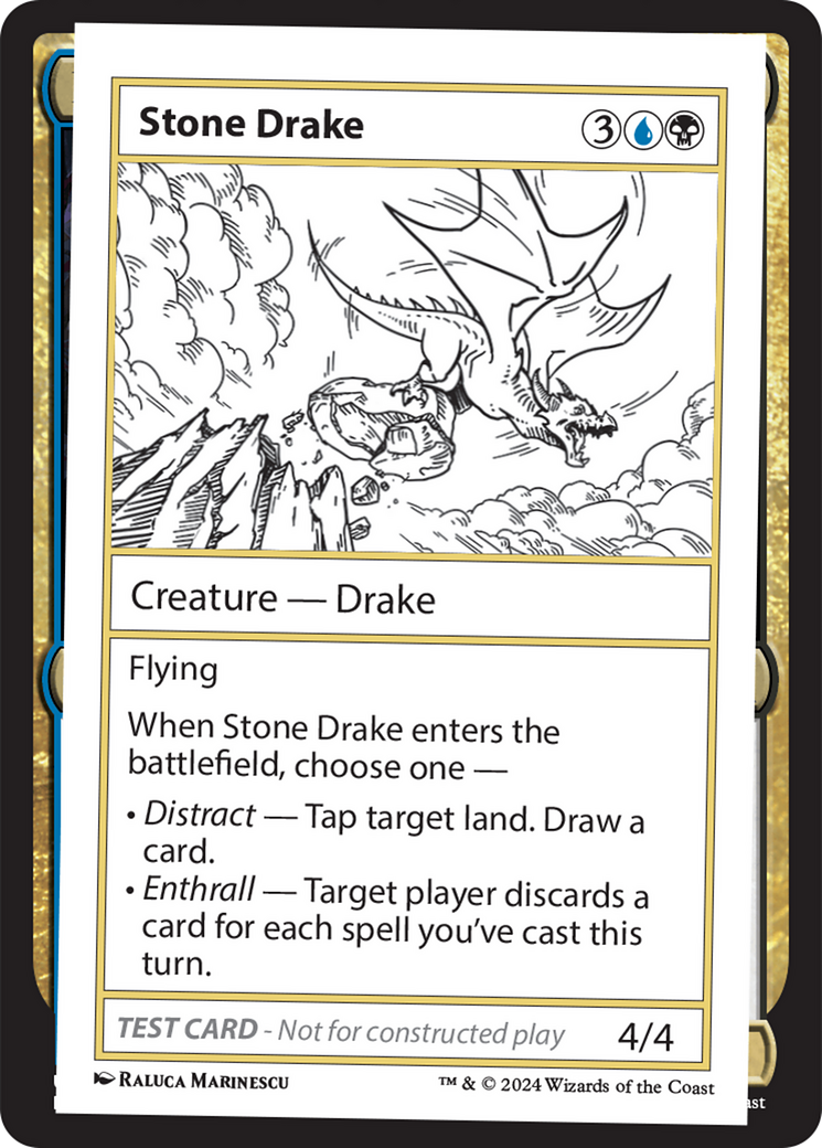 Stone Drake [Mystery Booster 2 Playtest Cards] | Rock City Comics