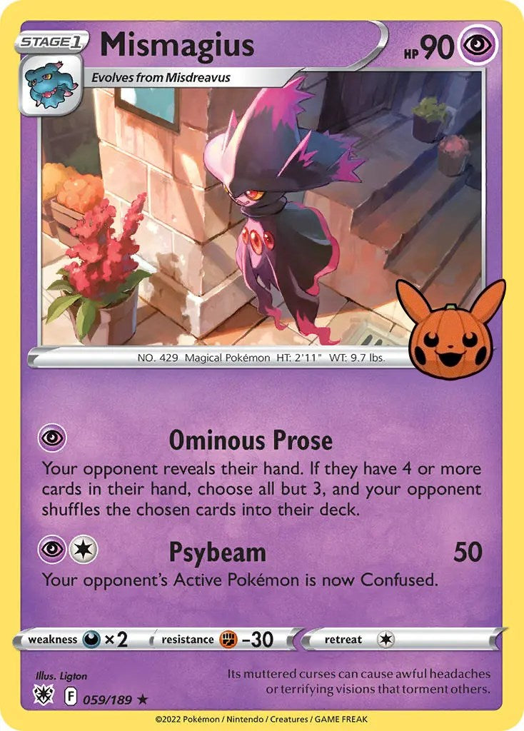 Mismagius (059/189) [Trick or Trade] | Rock City Comics