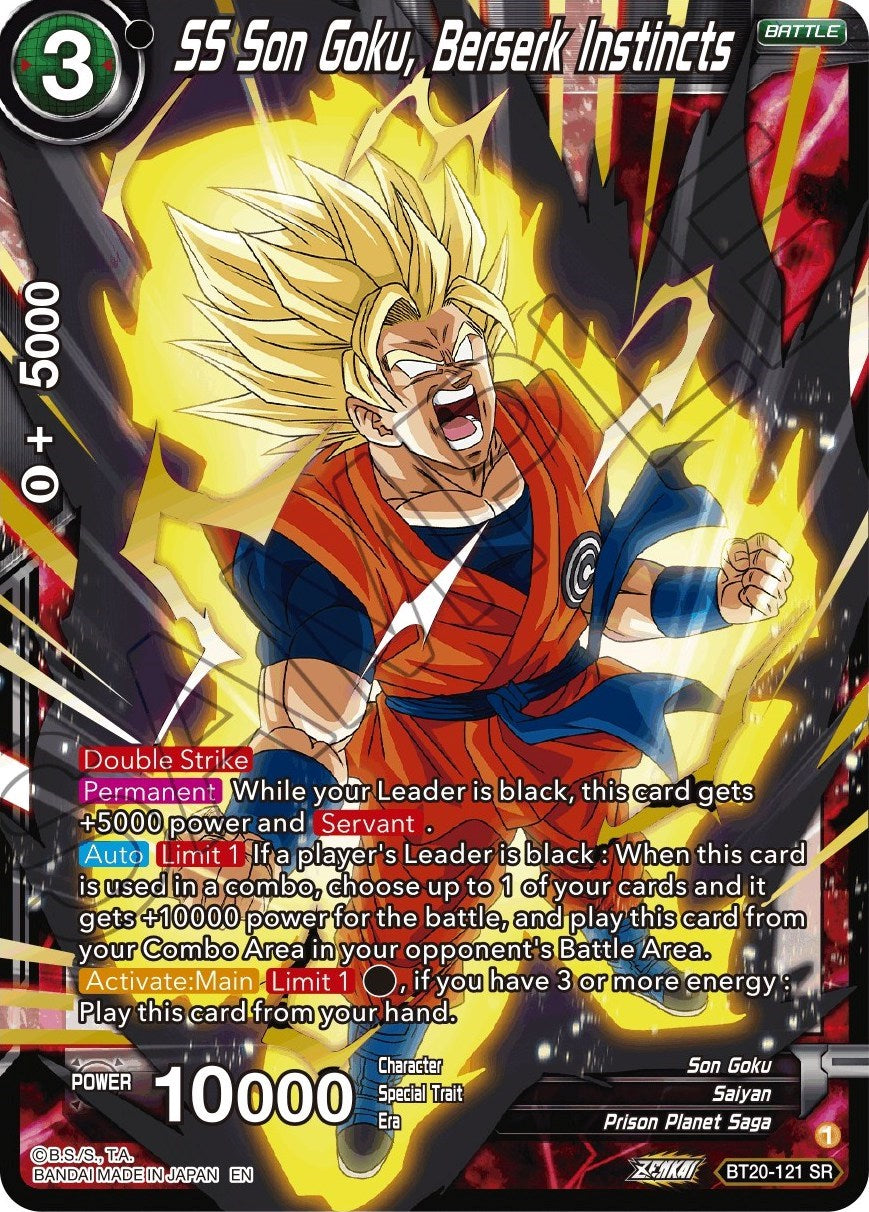 SS Son Goku, Berserk Instincts (BT20-121) [Power Absorbed] | Rock City Comics