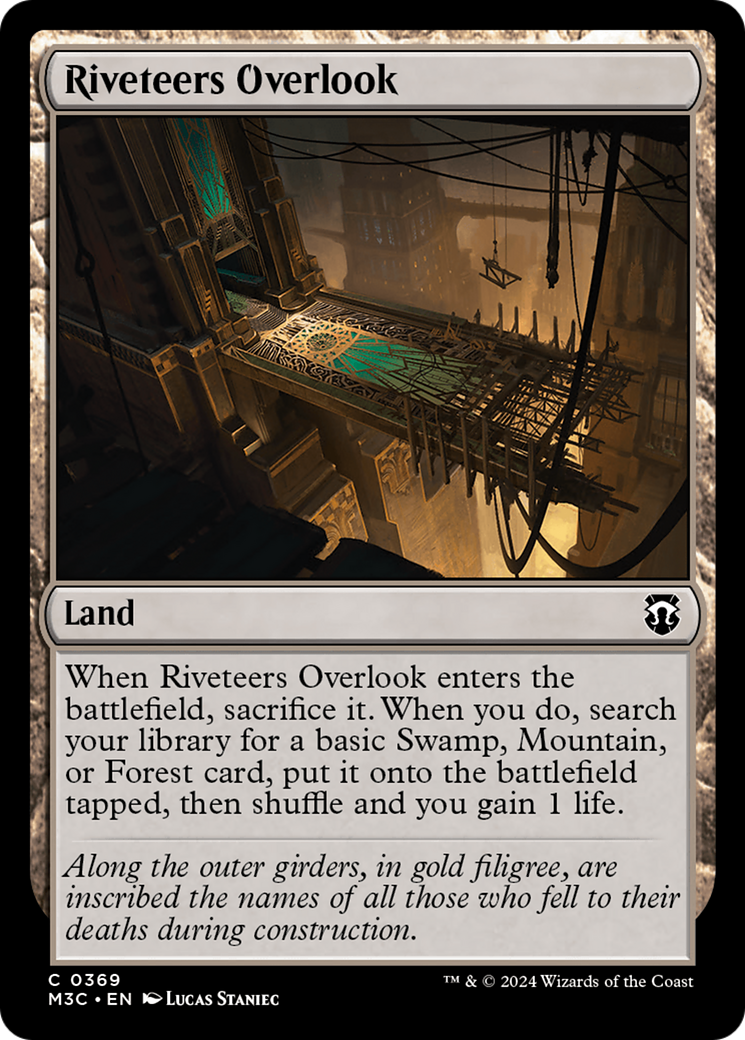 Riveteers Overlook (Ripple Foil) [Modern Horizons 3 Commander] | Rock City Comics