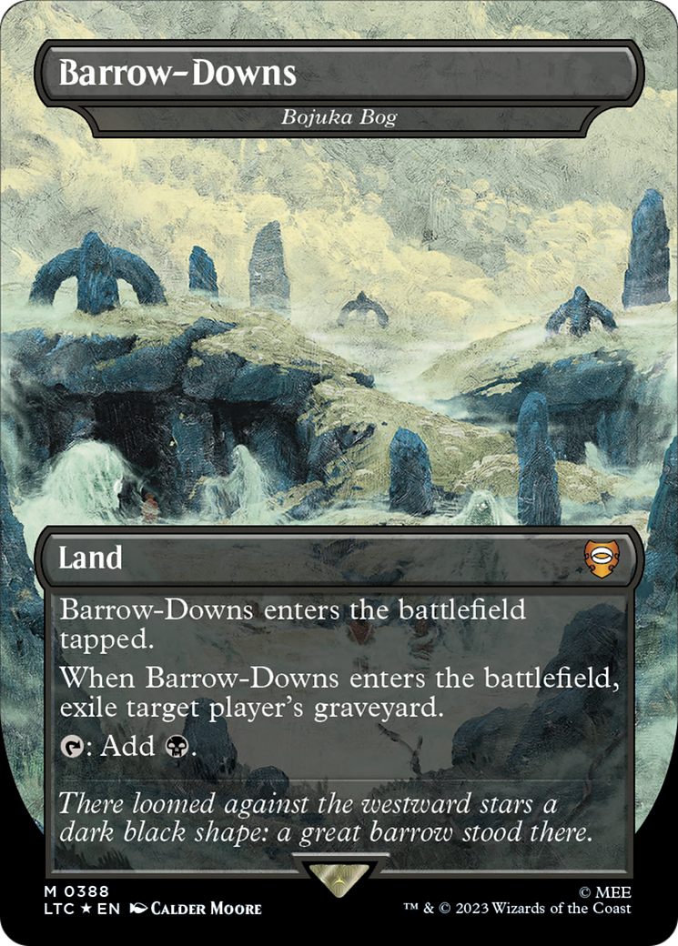 Barrow-Downs - Bojuka Bog (Surge Foil Realms and Relics) [The Lord of the Rings: Tales of Middle-Earth Commander] | Rock City Comics