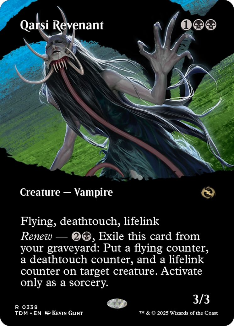 Qarsi Revenant (Borderless) [Tarkir: Dragonstorm] | Rock City Comics