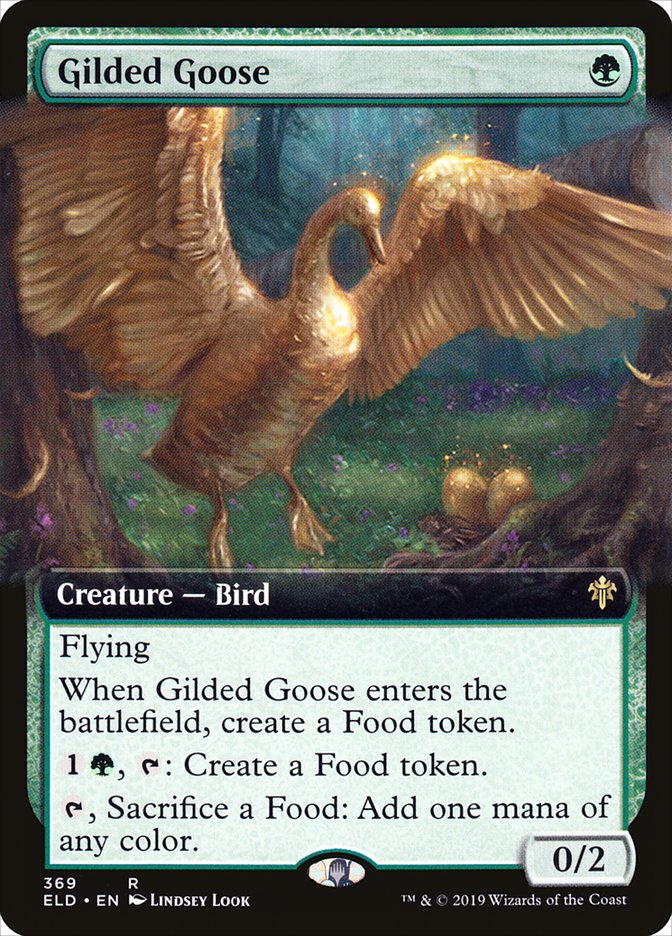 Gilded Goose (Extended Art) [Throne of Eldraine] | Rock City Comics