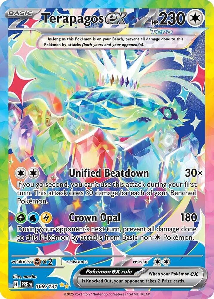 Terapagos ex (169/131) [Scarlet & Violet: Prismatic Evolutions] | Rock City Comics