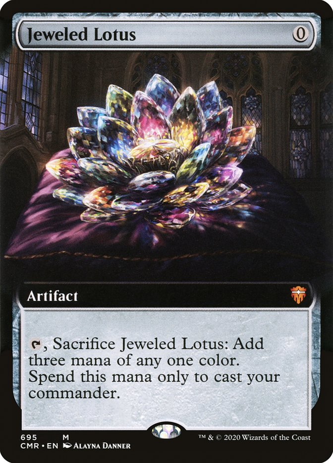 Jeweled Lotus (Extended Art) [Commander Legends] | Rock City Comics