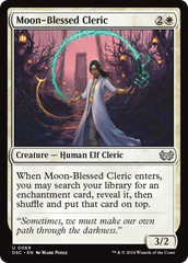 Moon-Blessed Cleric [Duskmourn: House of Horror Commander] | Rock City Comics