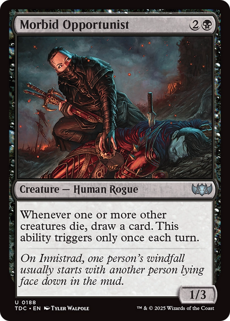 Morbid Opportunist [Tarkir: Dragonstorm Commander] | Rock City Comics