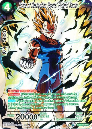 Prince of Destruction Vegeta, Prideful Warrior (SPR) (BT11-066) [Vermilion Bloodline 2nd Edition] | Rock City Comics