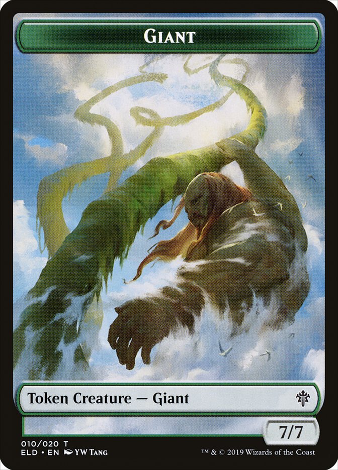 Giant Token [Throne of Eldraine Tokens] | Rock City Comics