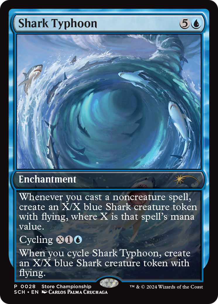 Shark Typhoon (Store Championship) [Bloomburrow Promos] | Rock City Comics
