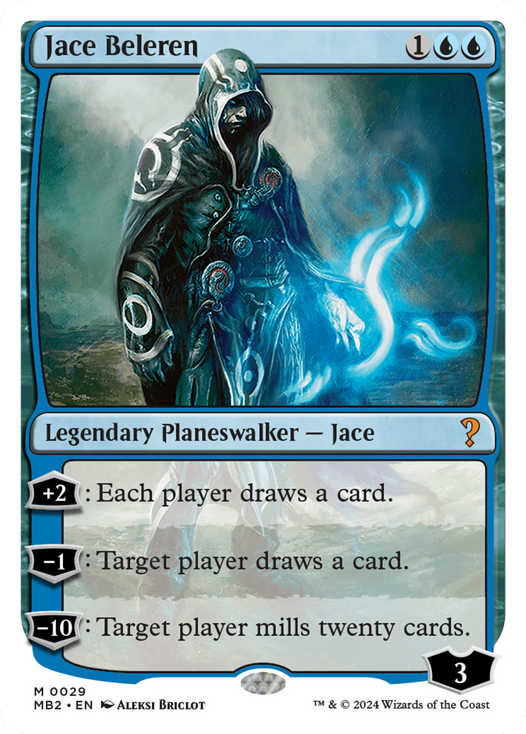 Jace Beleren (White Border) [Mystery Booster 2] | Rock City Comics